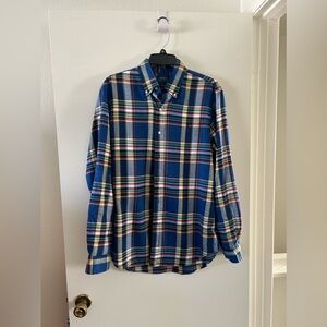 Polo Ralph Lauren Men’s long sleeve plaid button down classic fit shirt size M